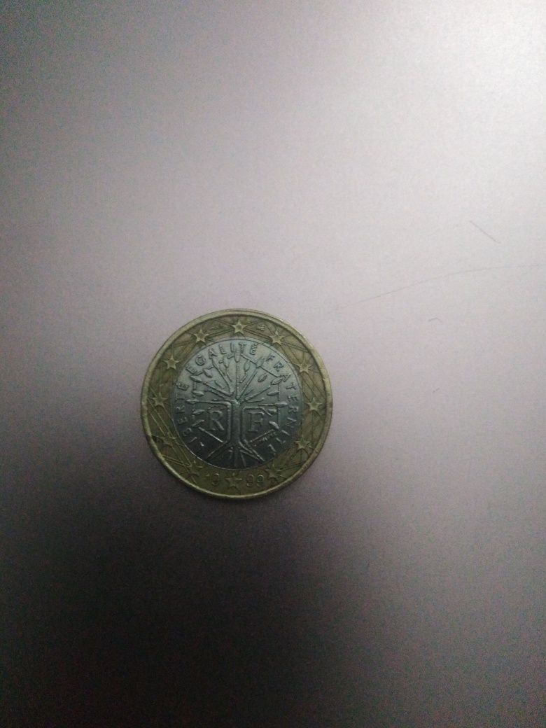 Редкая монета. Франция 1999 года