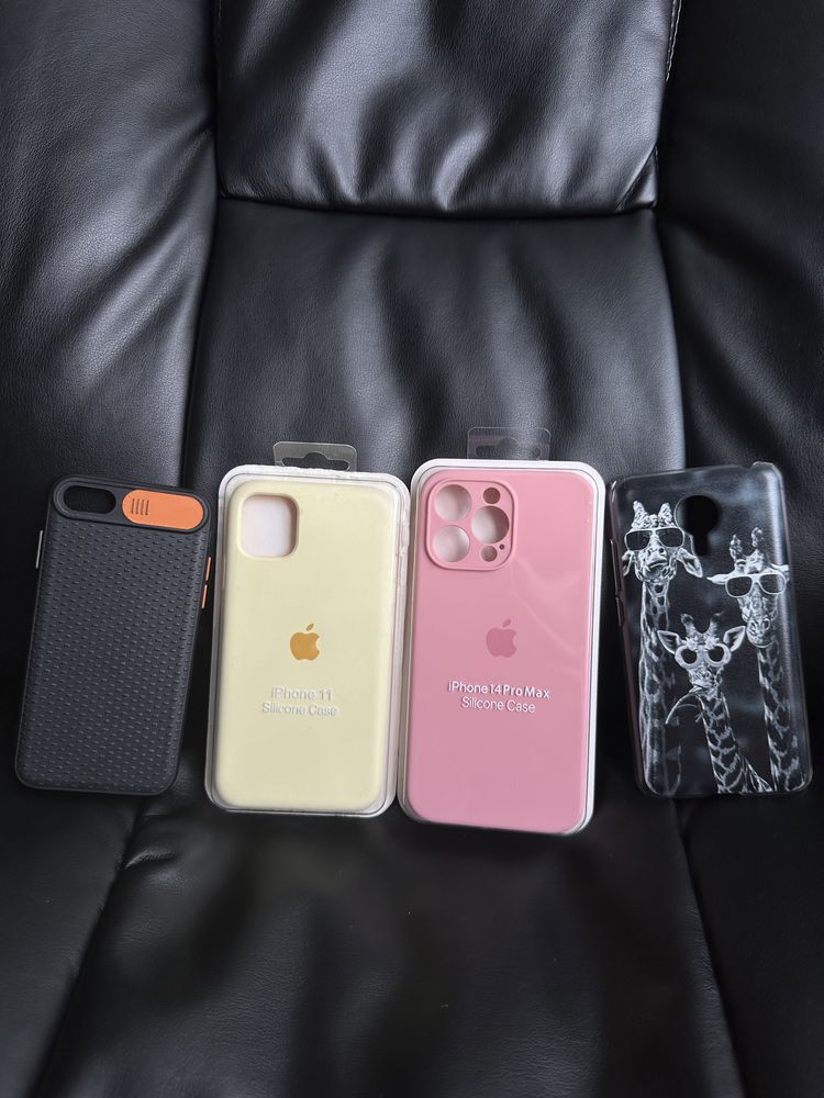Чохол / silicone case / iPhone 7, 11, 14 Pro Max / Meizu + подарунок