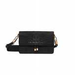 Torebka czarny krokodyl zofia chylak crossbody