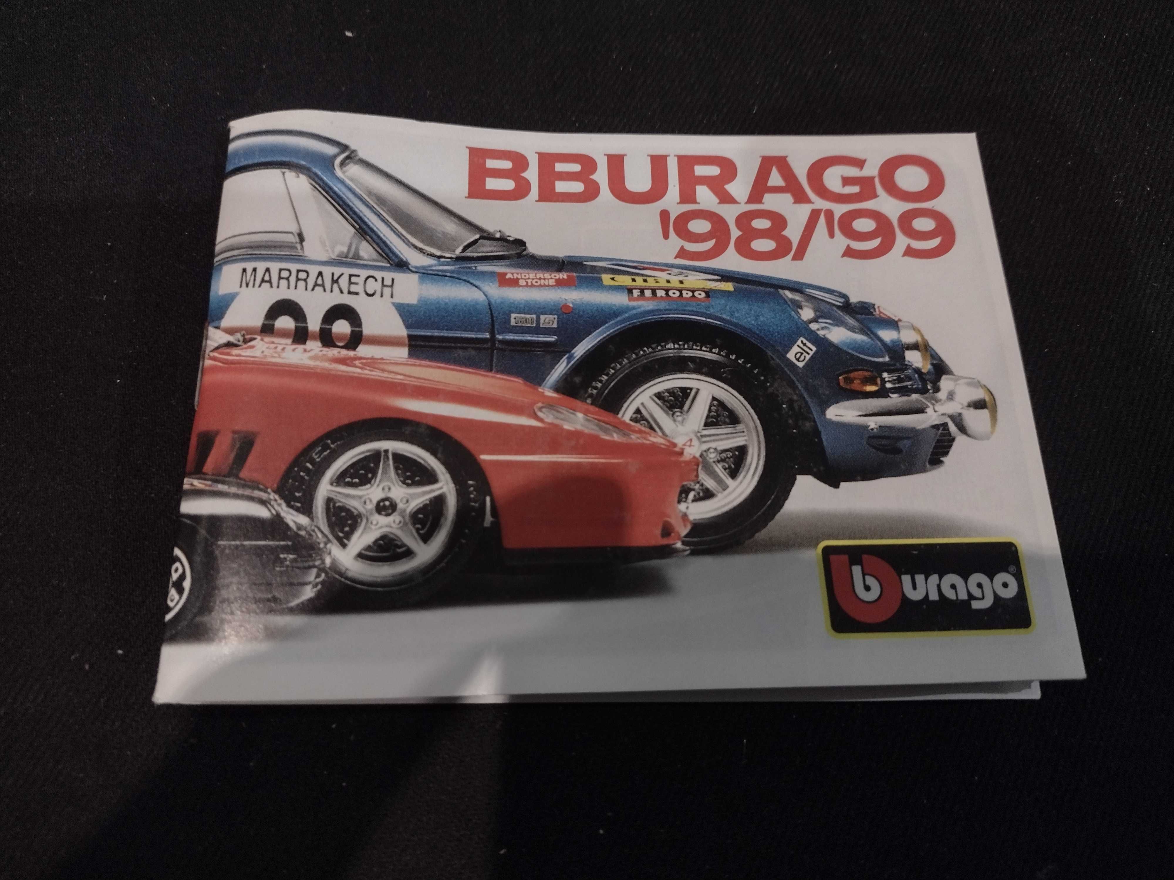 Livro Catálogo Burago 98/99