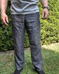 Spodnie cienkie bawełniane letnie lekkie chinos casual 34 jak lniane