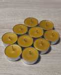 Świeczki z wosku pszczelego, podgrzewacz, tealight 10 szt.
