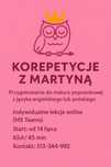 Indywidualne Korepetycje Matura Polski Angielski Online