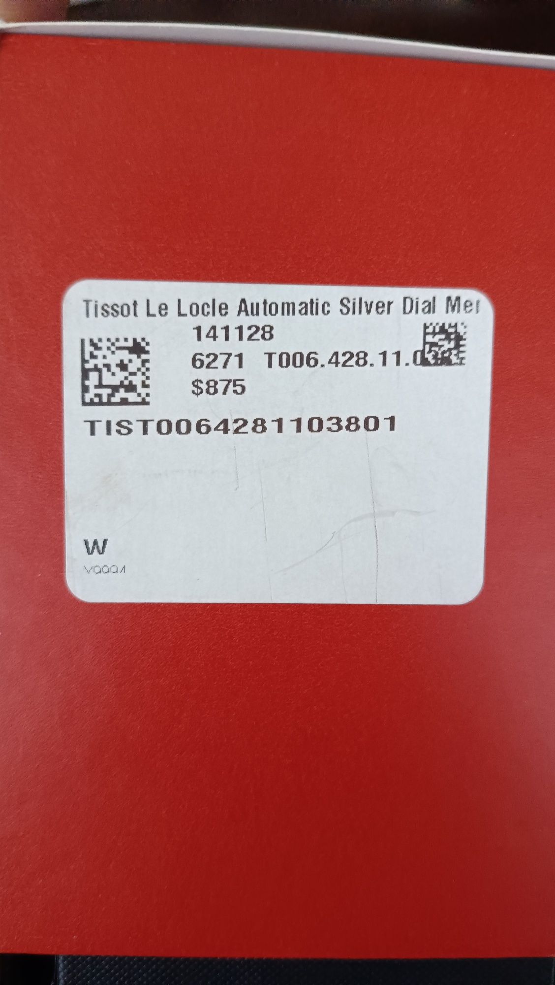 TISSOT LE LOCLE Automatic T006.428.11.038.01