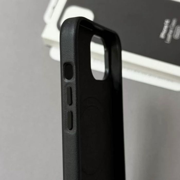 Шкіряний чохол Leather Case для iPhone 14 | Кожаный чехол на Айфон 14