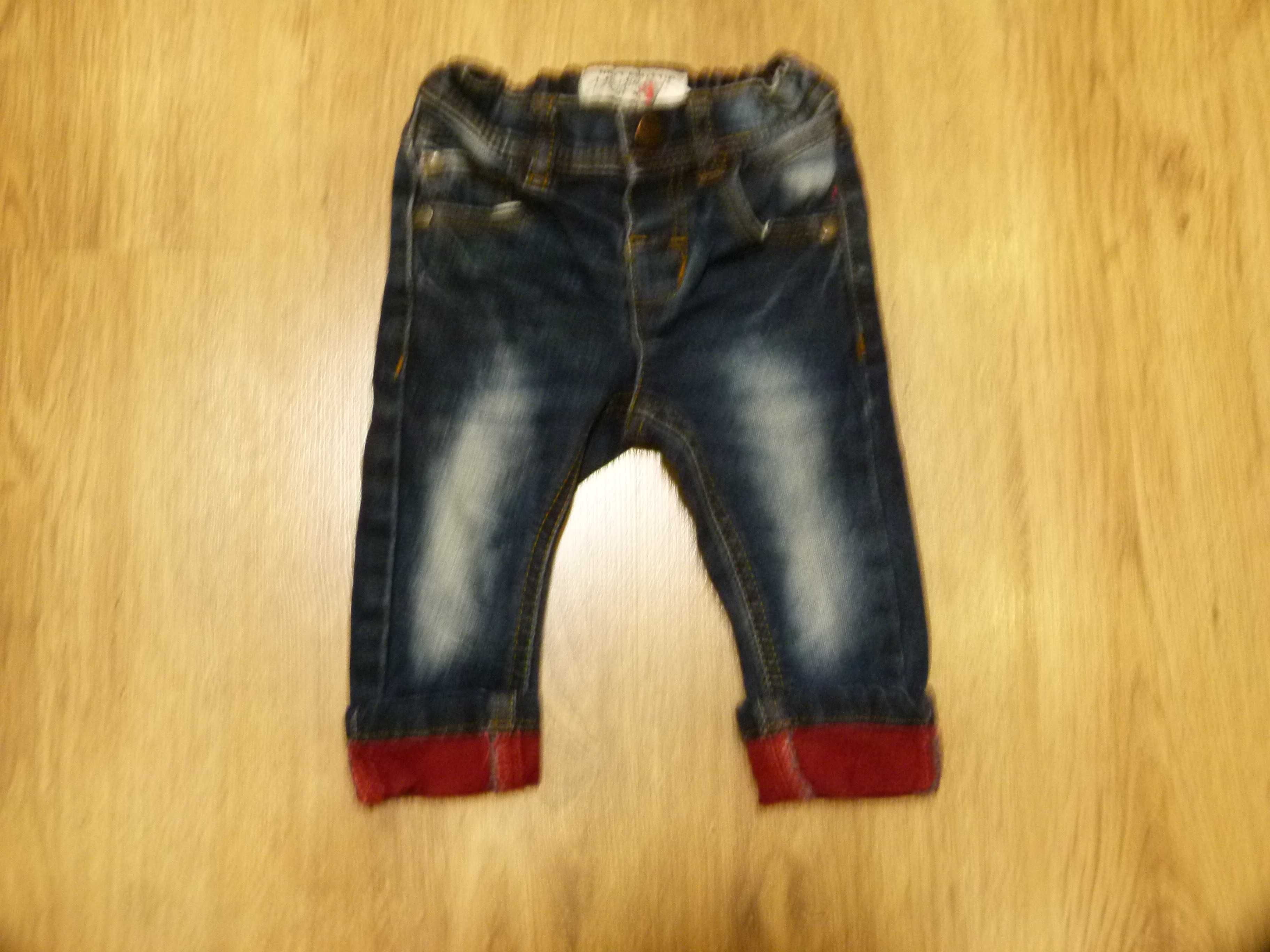 rozm 68 NEXT spodnie jeans chłopięce