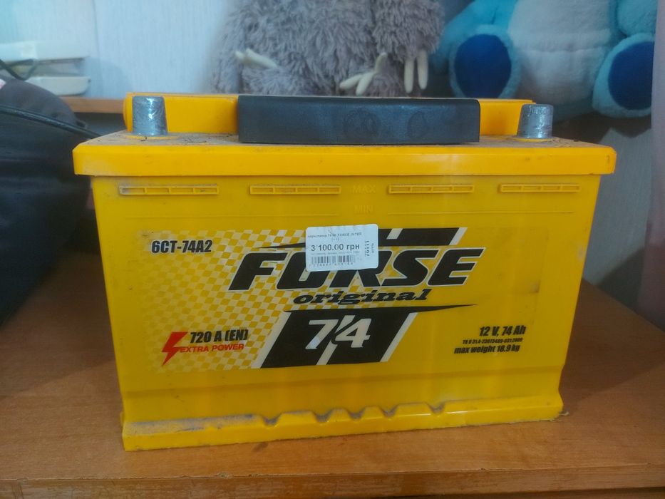 Акб forse 74ah,720a