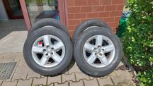 Koła felgi alu aluminiowe 16" TOYOTA RAV4 stan bdb, opony zimowe 4 szt