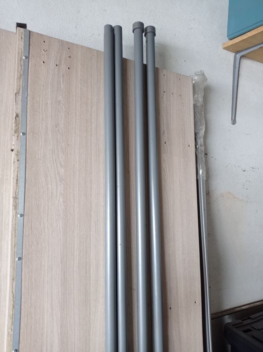 4 varões cortinados IKEA