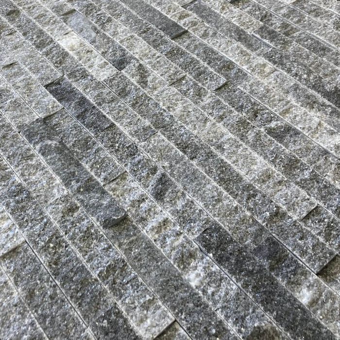 Panel ścienny Marmur Cloudy Black 10x36 Kamień Naturalny Elewacyjny