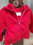 Blusão Mayoral menina, vermelho, tamanho 18 meses  / 86cm, interior po