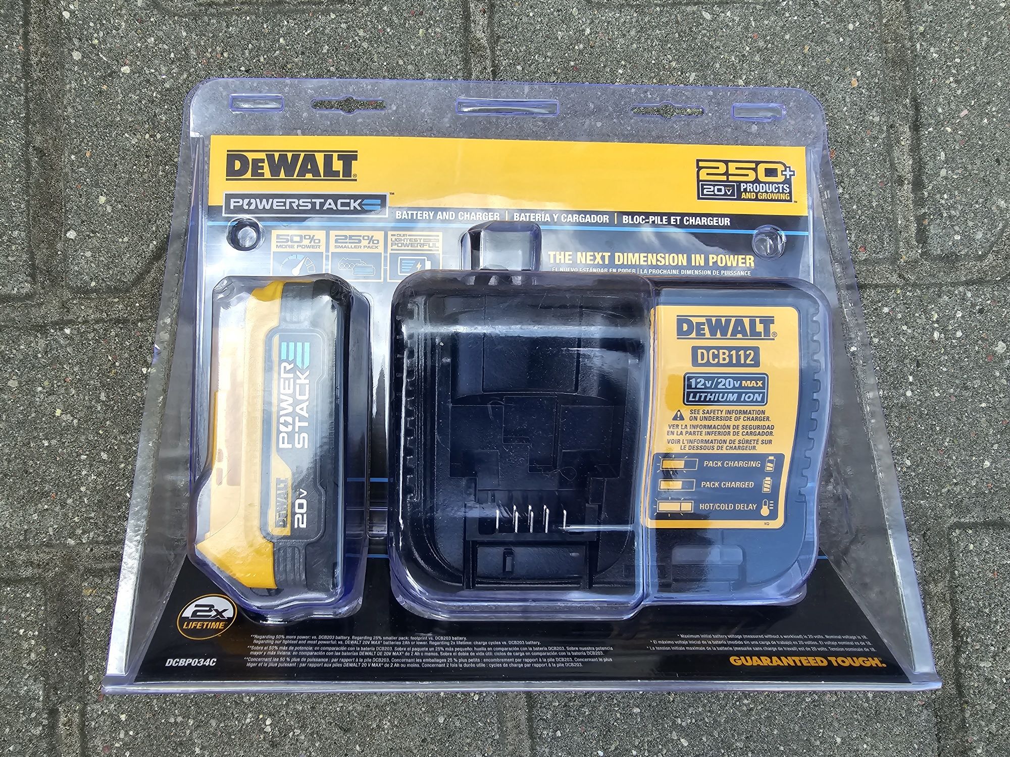 Dewalt DCBP034C powerstack ładowarka stacja dokująca i bateria 1.7ah