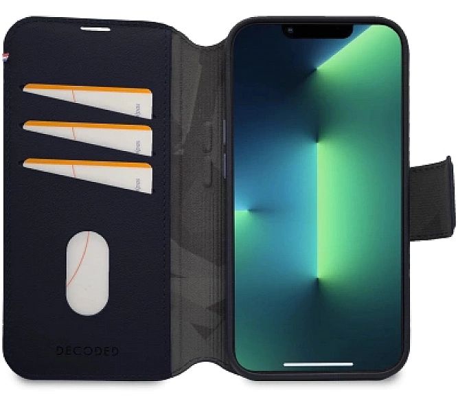 Etui Decoded Detachable Wallet Case skórzane z MagSafe z klapką do iPh