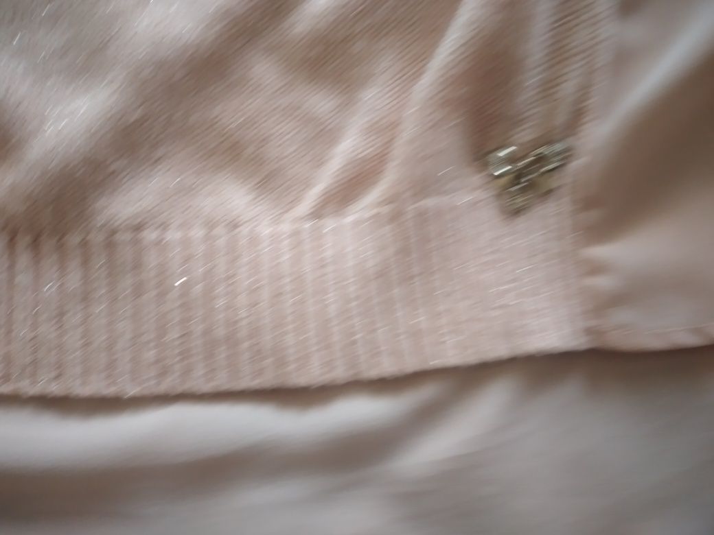 Camisola L, fio fino com fio dourado