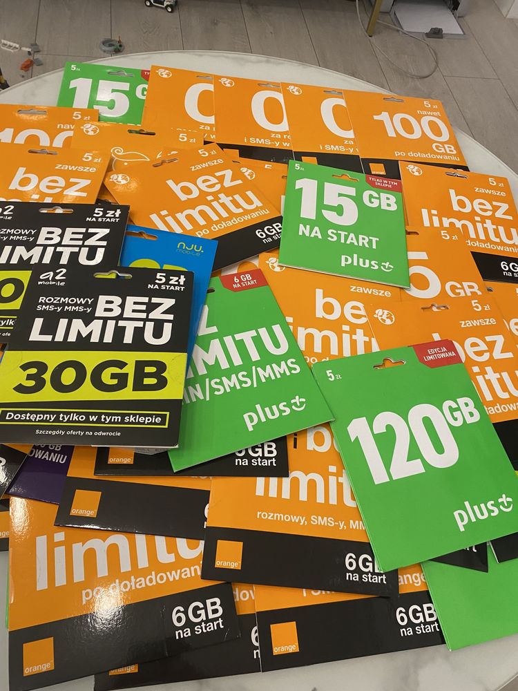 60 starterów karta sim orange plus nju mobile