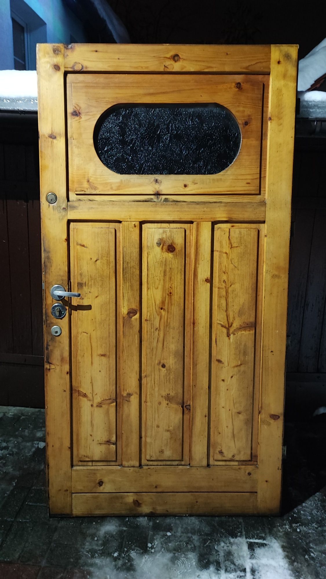Drzwi drewniane 105x200
