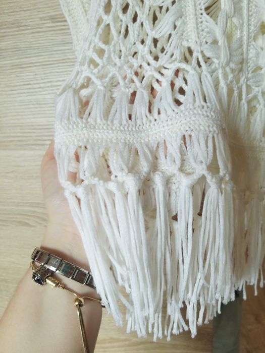 New Look nowa narzutka plażowa boho bluzka plażę S 36 M 38 oversize