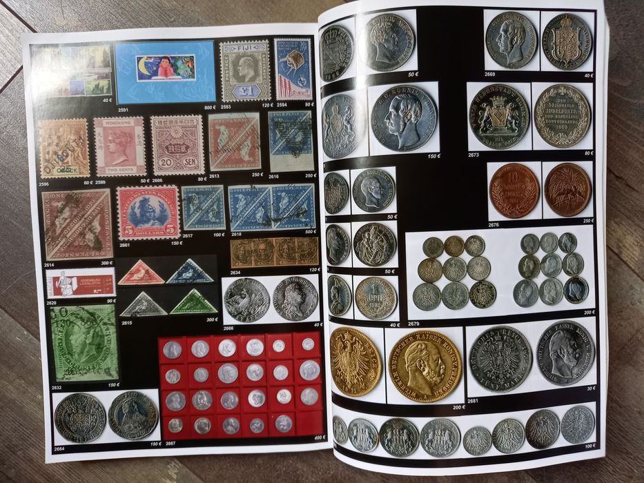 Katalog Album Dom Aukcyjny Moneta Znaczki Pocztówka Niemcy II Wojna