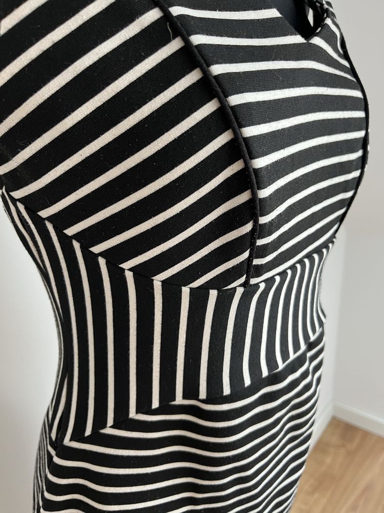 Sukienka midi w paski Dorothy Perkins