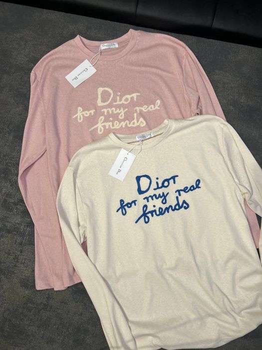 Лонгслив CD dior реглан кофта