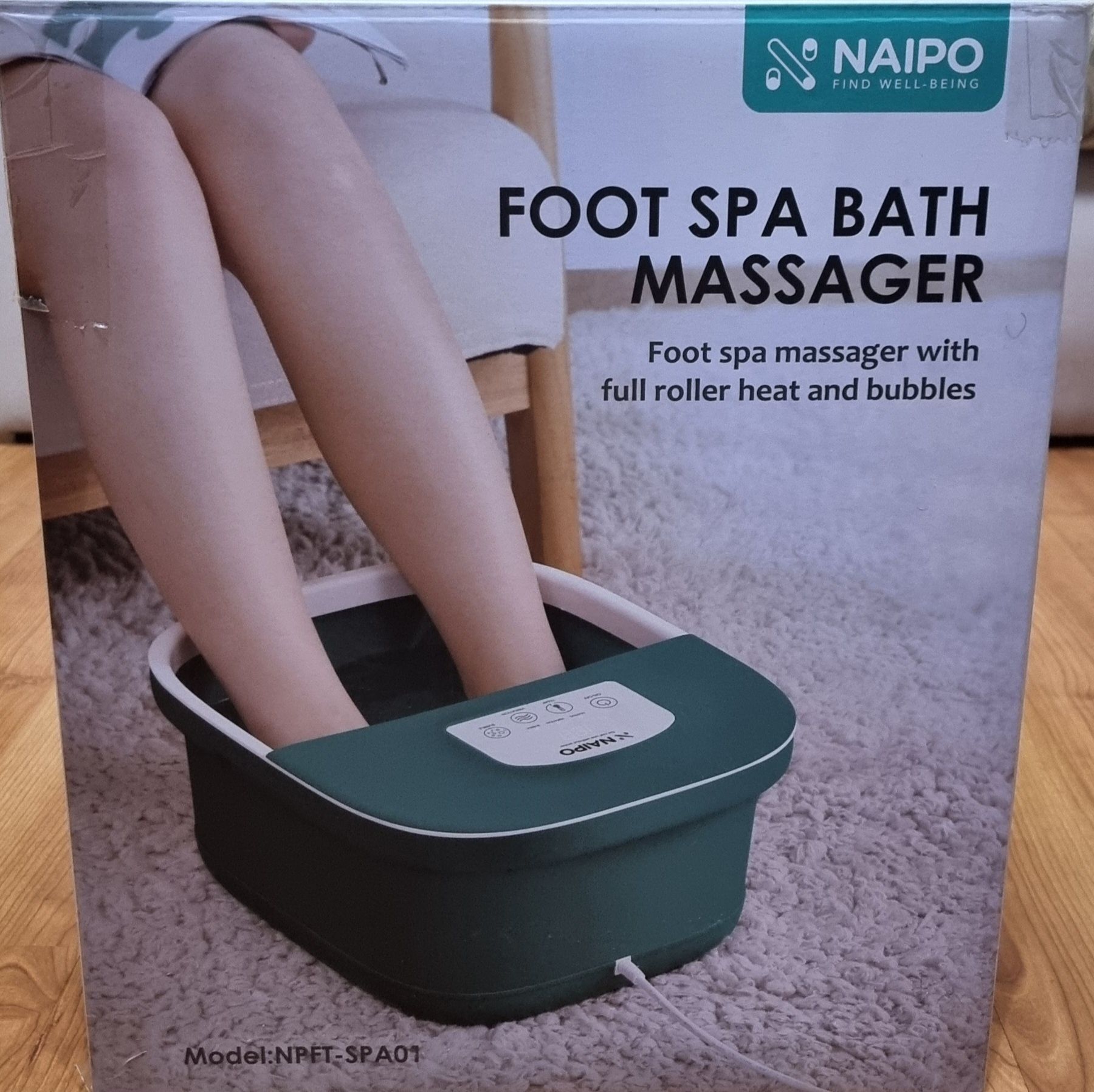 Масажер для ніг Naipo NPFT-SPA01 (green)