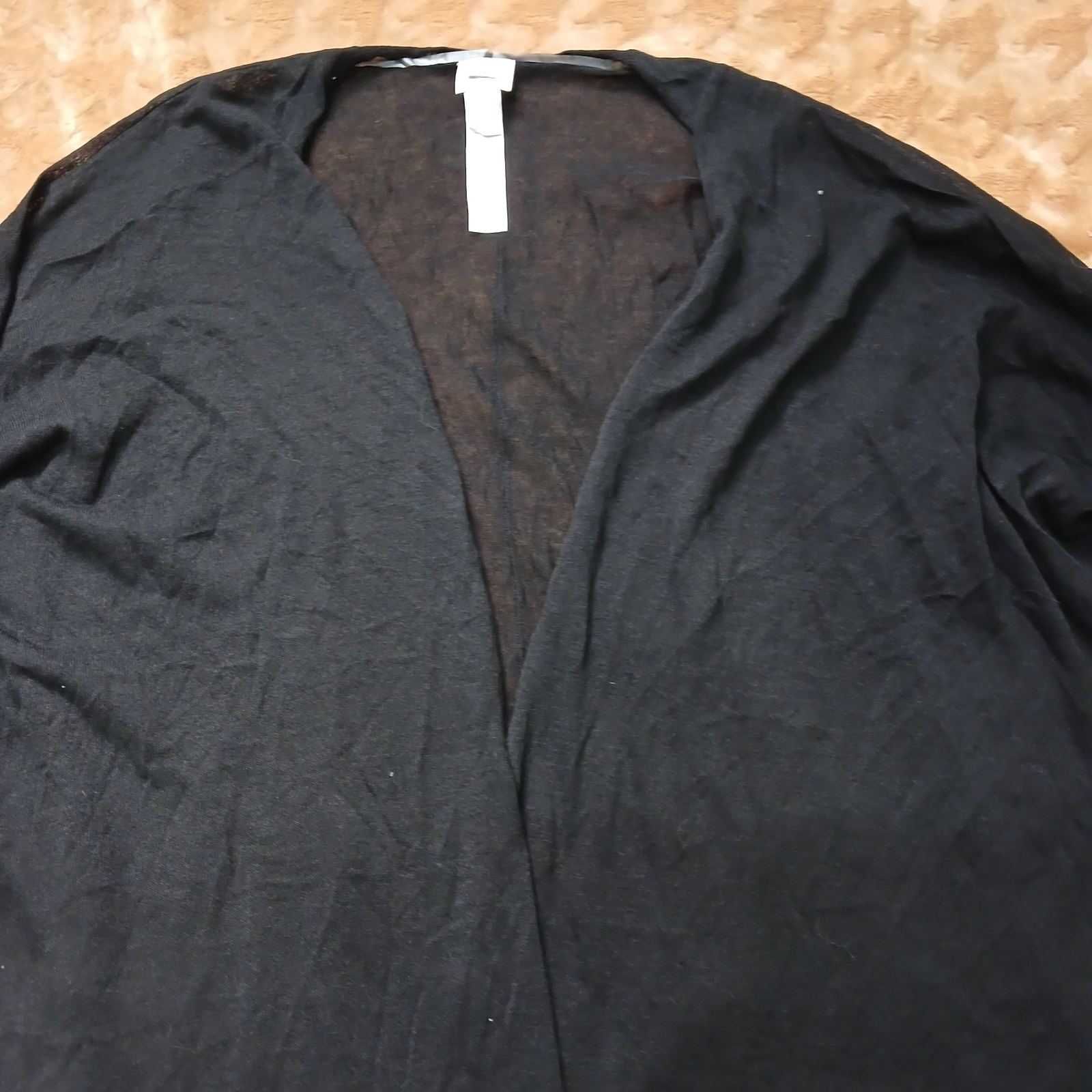 Женский черный кардиган р. xxl