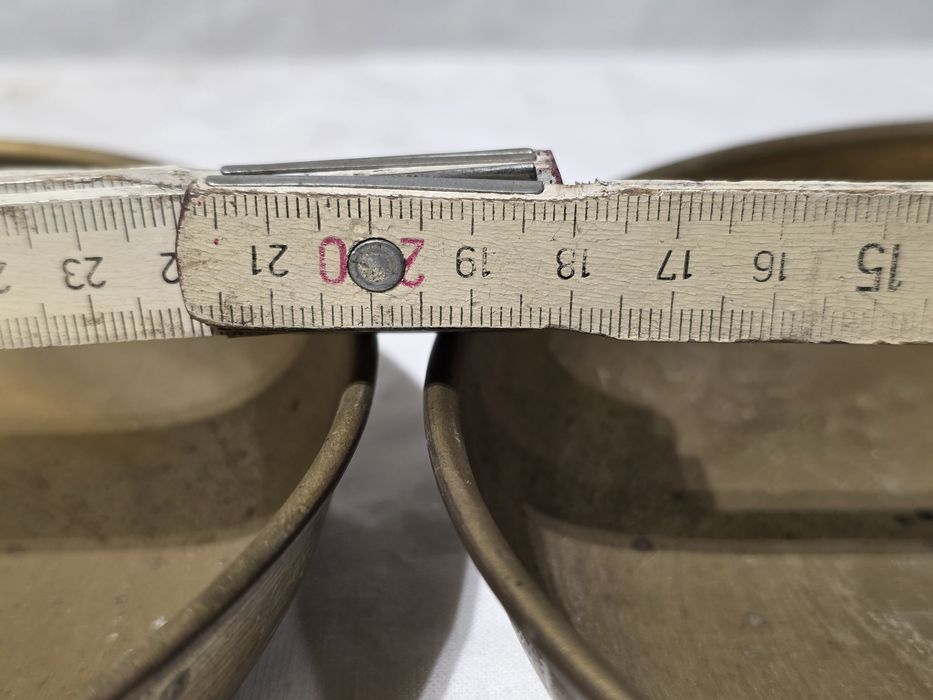 Szalki mosiężne do wagi 5kg 19.5cm