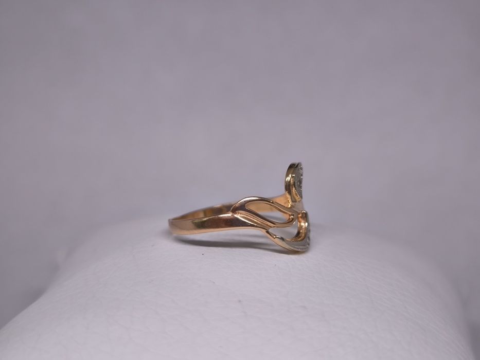 Кольцо золотое 18.5 размер