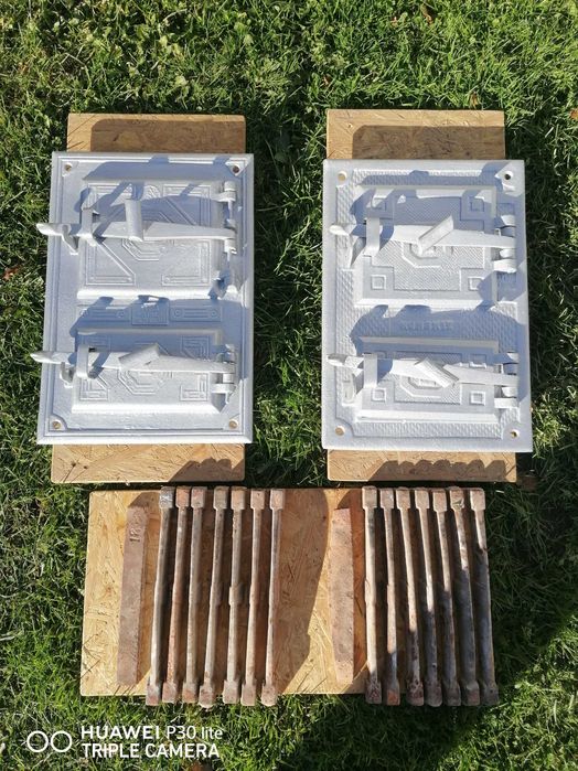 Drzwiczki do pieca kaflowego- żeliwne plus ruszt