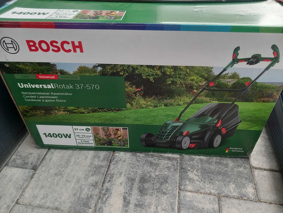 Kosiarka elektryczna Bosch Rotak 37-570 fabr. nowa !!