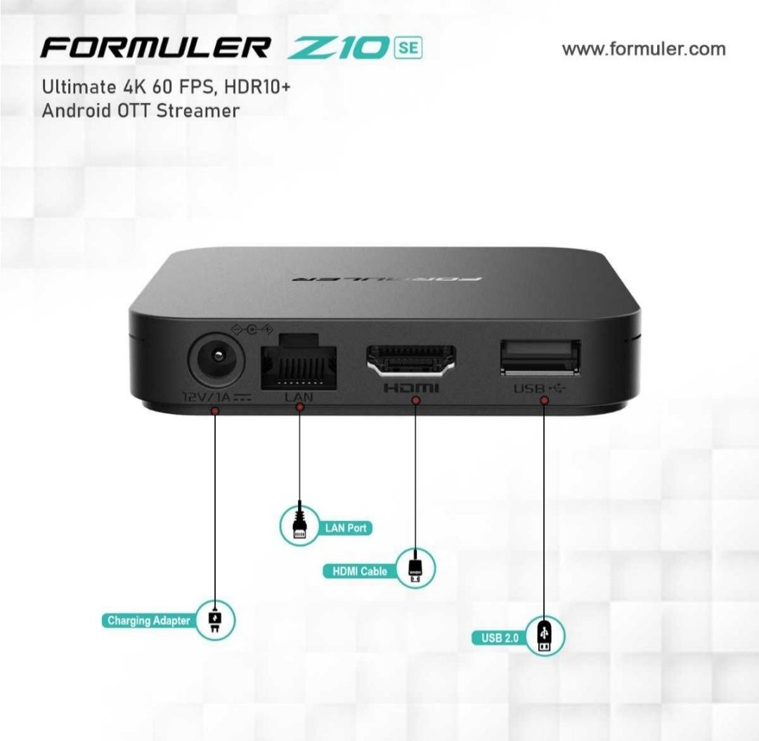 BOX SMART TV Formuler Z10 SE IPTV 4K Canais Android 3 Garantia Fatura