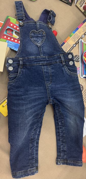 Джинсовий комбінезон теплий