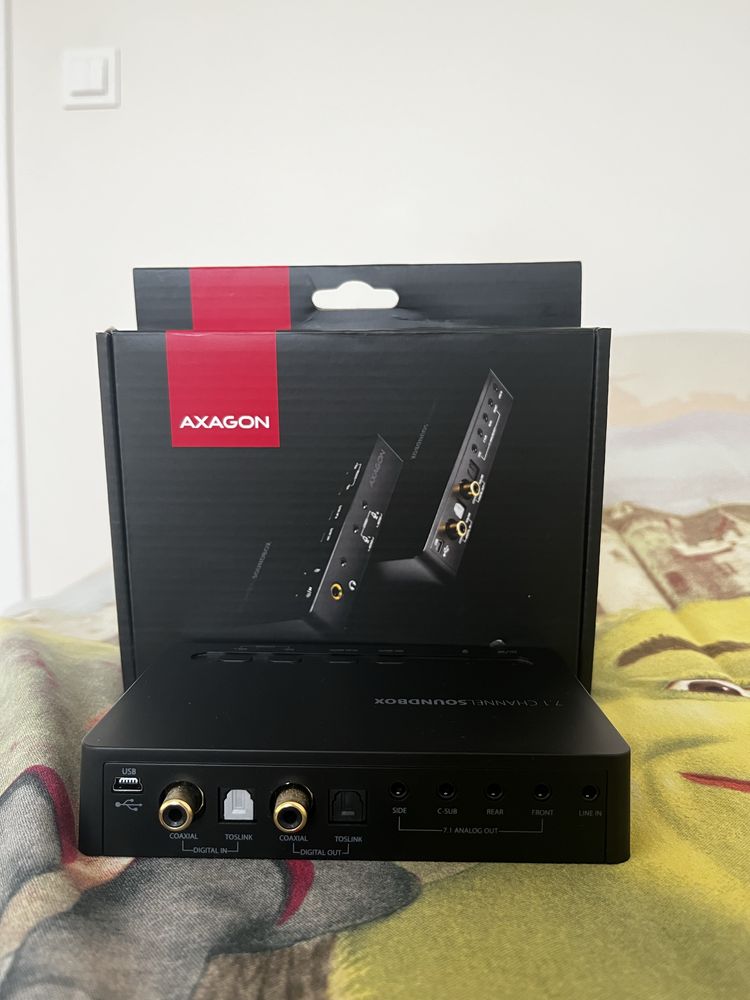 Interfejs audio axagon 7.1 channel soundbox