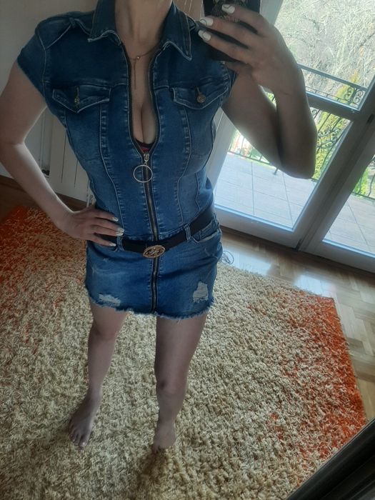 Sukienka jeansowa S M L