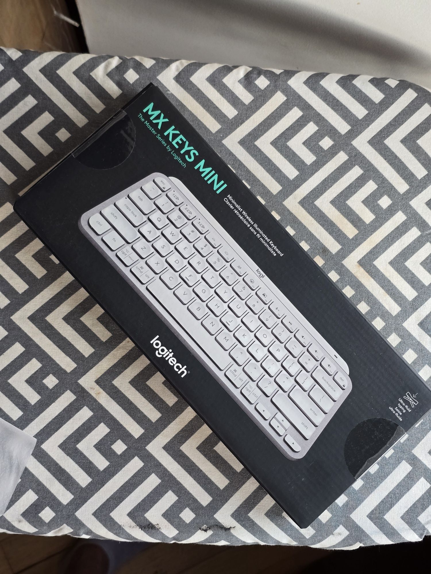 Клавіатура Logitech MX Keys mini Pale Gray