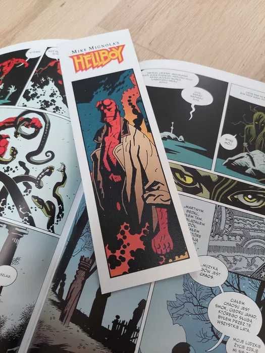 Zakładka dla komiksu Hellboy - Mike Mignola (UNIKAT)