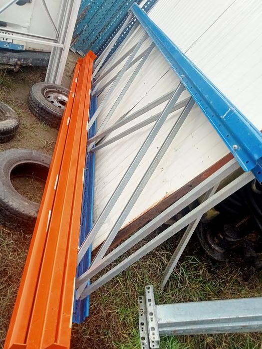 Regał dla rolnika do garażu półka 3,6m długa na wózki sadownicze itp