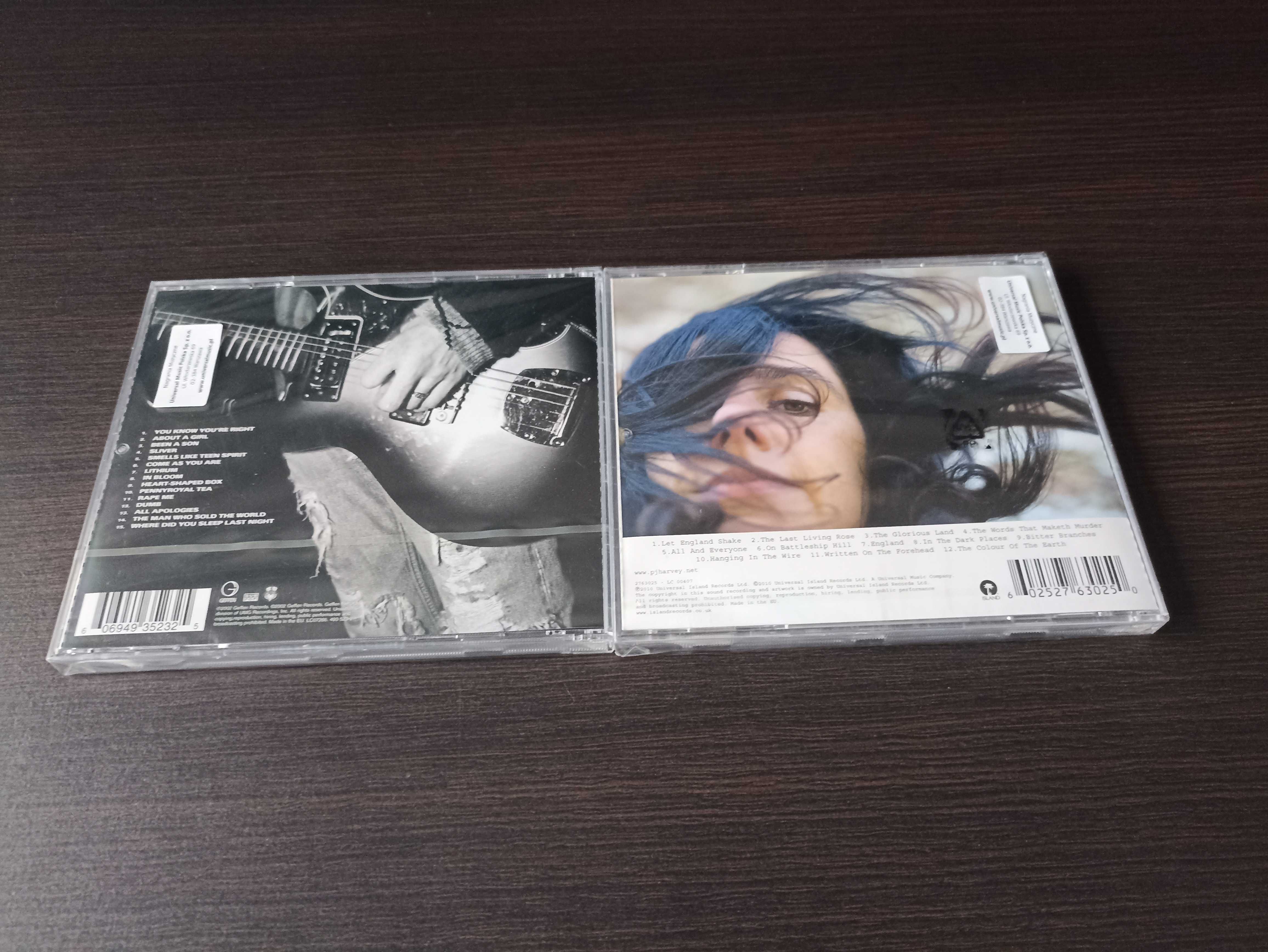 Nowe płyty CD PJ Harvey i Nirvana