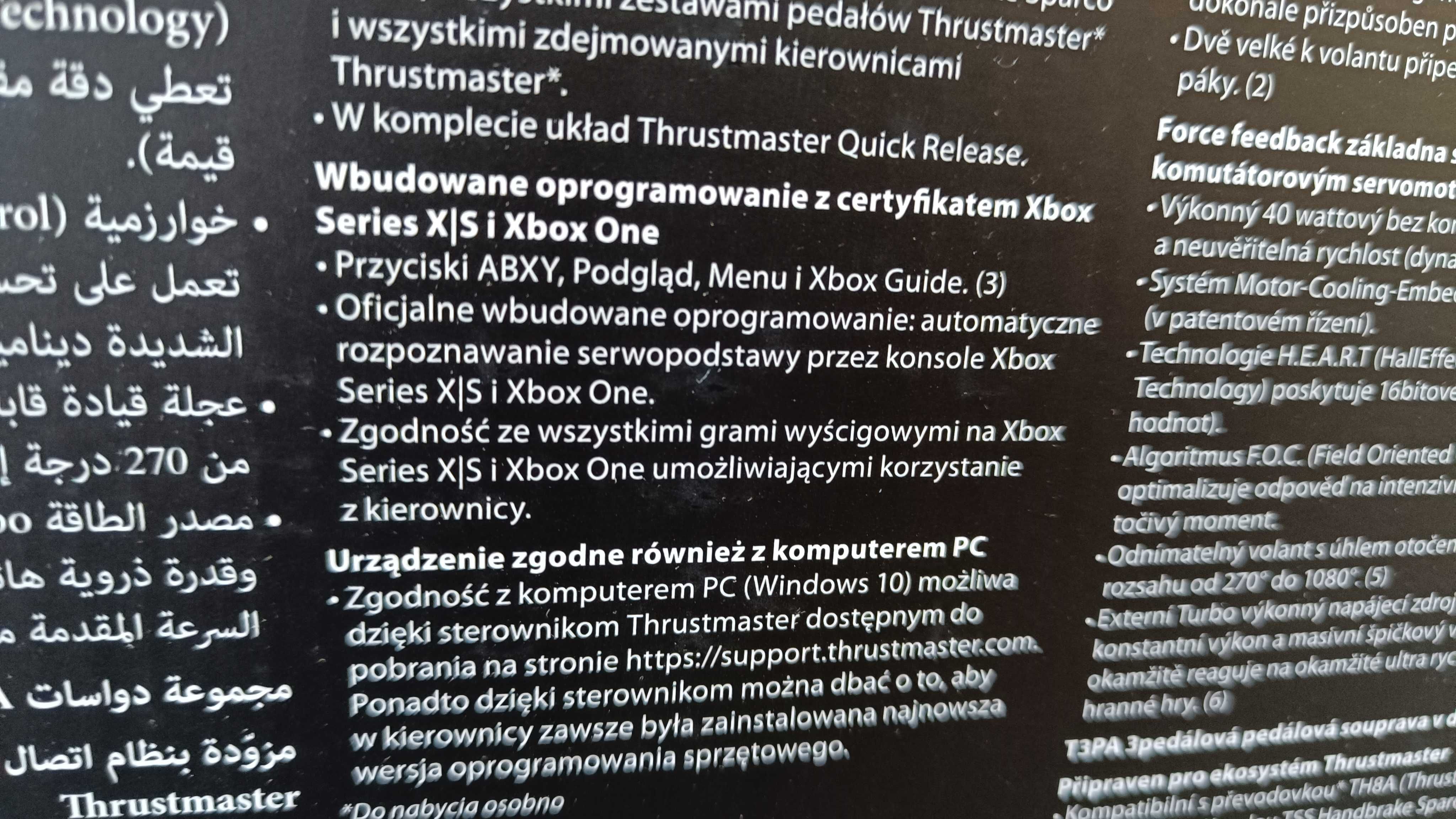 Nowa Kierownica Thrustmaster TS-XW Racer Sparco P310, PC, XBOX, gwar