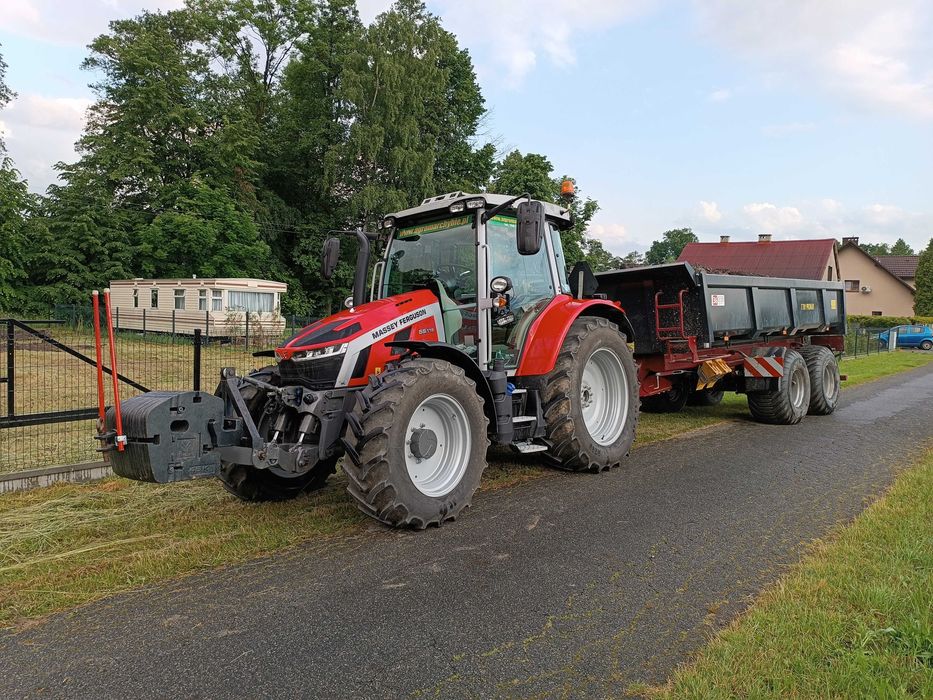Usługi transportowe wywrotki wynajem ciągnik ciężarówki wywóz tandem