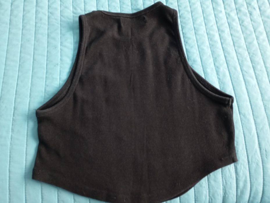 Top canelado Bershka