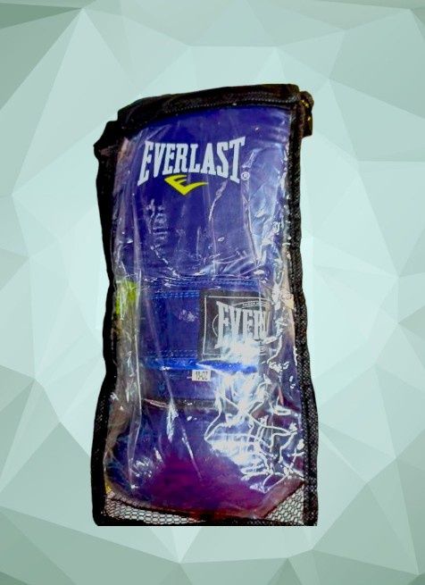 Перчатки боксерские для бокса 10 унций на липучке EVERLAST кожа PU