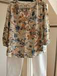 ARTISAN NY Bluzka Wiskozowa Kwiaty 3/4 Rękaw TK Maxx M/L