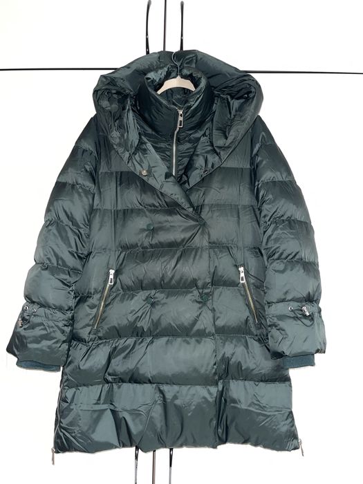 Смарагдовий пуховик, куртка на пуху Zarа