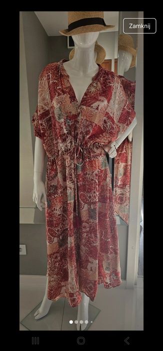 Oryginalna Sukienka boho rozm. 44, piękna