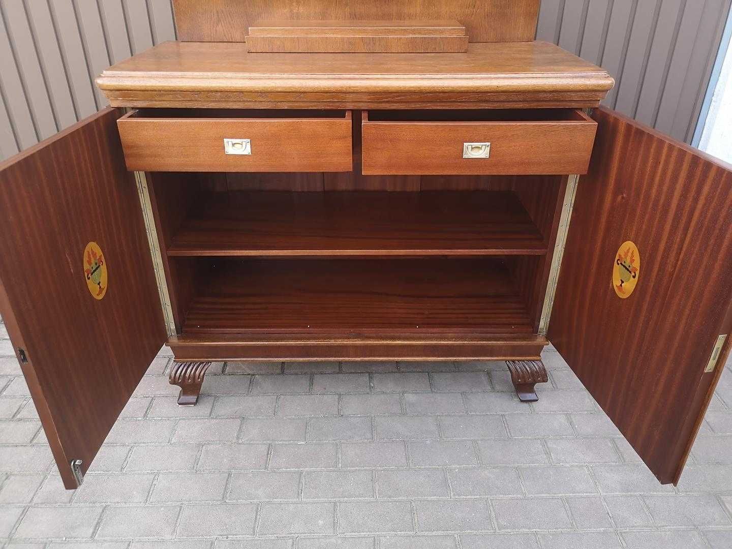 Komoda Pomocnik ART-DECO Orzech-Dąb Stara Antyk Po Renowacji.