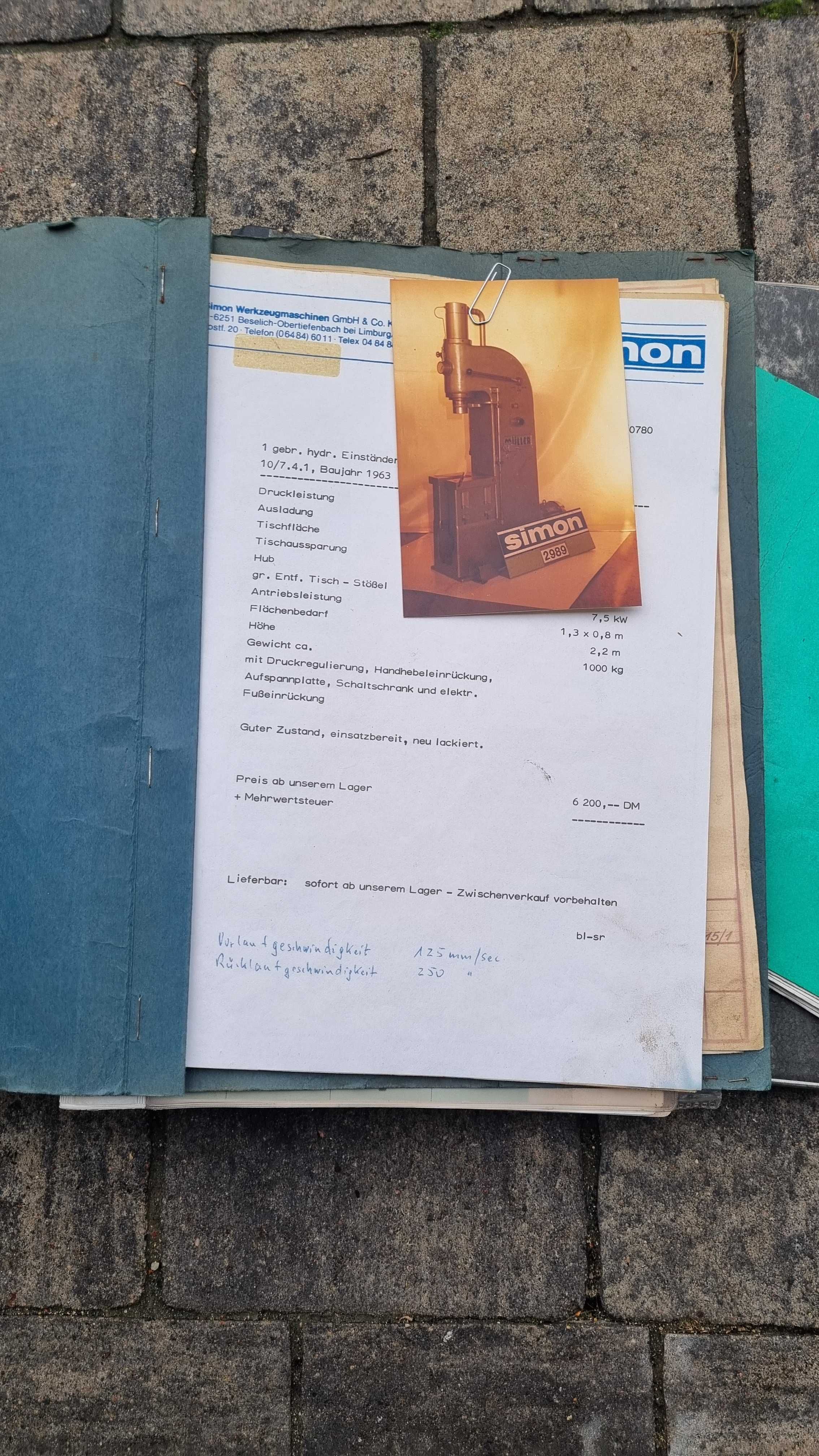 Prasa kolumnowa MULLER HEP 10/ 7.4.1