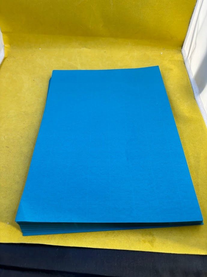 50 arkuszy karton kolorowy a4 kolor turkusowy papier kolorowy 160 g/m²