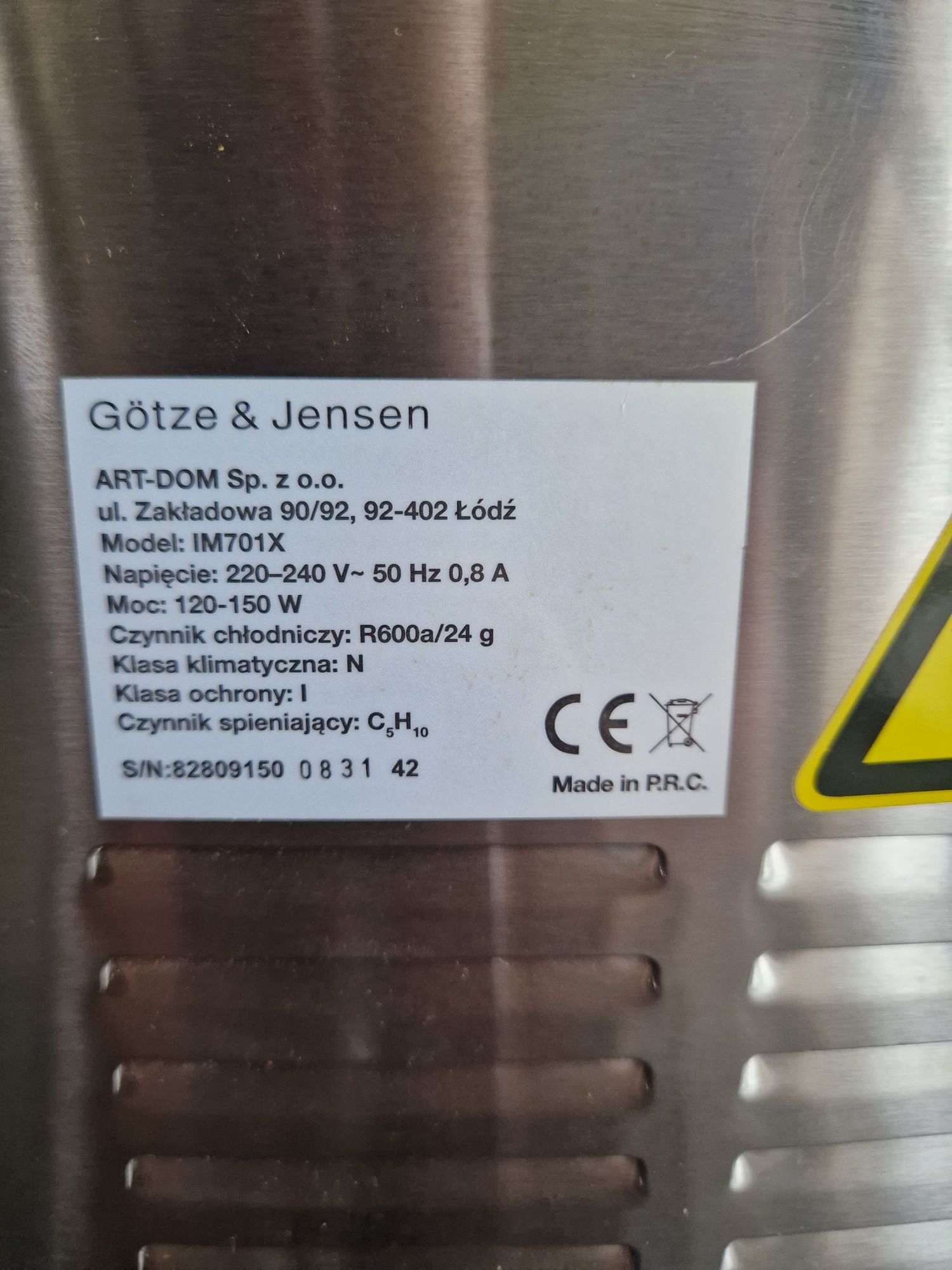 Kostkarka Do Lodu Götze & Jensen

DO LODU

KOSTKARKA

DO LODU

IM701X