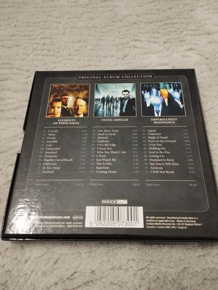 James Labrie zestaw trzech albumów(Dream Theater)